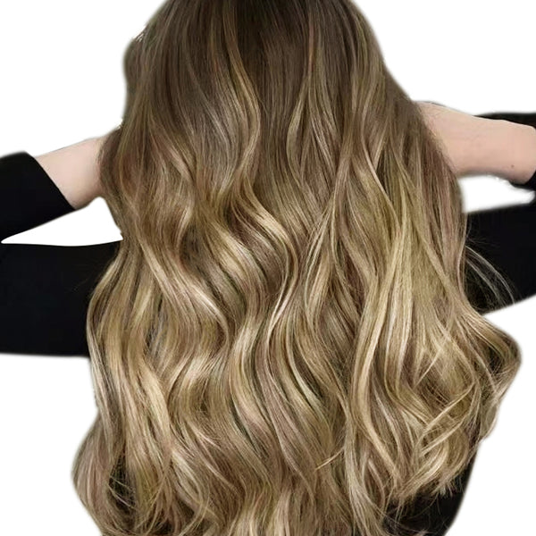 YOULUCK Ash Honey Highlight Tape In Hair Extensions
