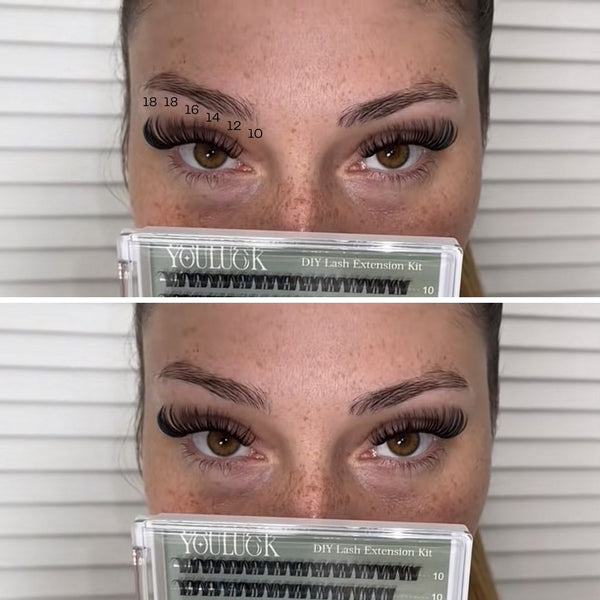 Pestañas Hechiceras | Racimos de pestañas de bricolaje