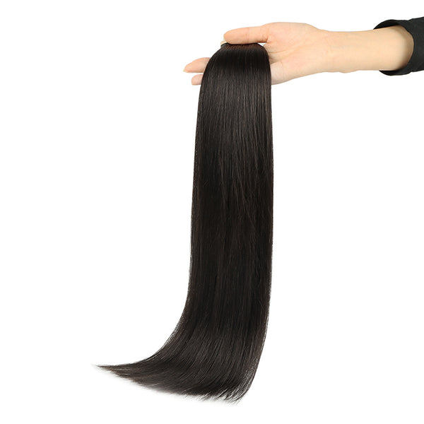 YOULUCK Dark Brown Tape In Human Hair Extensions
