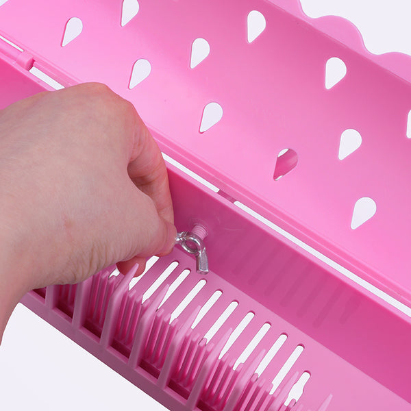 YOULUCK Hair Extension Holder for Styling 5 Installation Modes With Tool | Pink