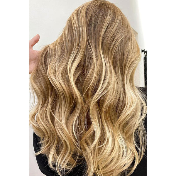 YOULUCK Medium Blonde Highlight Tape In Hair Extensions