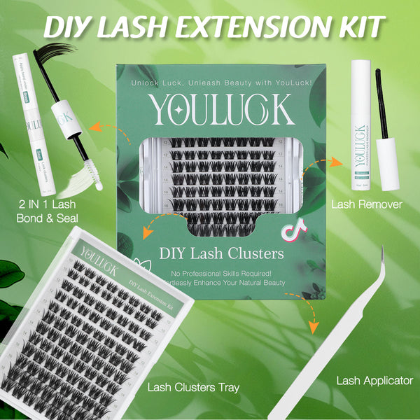 Elegant Sweep |  Natural Look Long Lasting DIY Lash Clusters