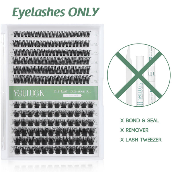 Velvet Touch + Enchantress |  Waterproof Ultra-Thin Band DIY Lash Clusters DIY Lash Clusters