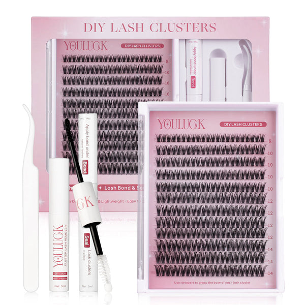 Short Flora (Velvet Touch) |  Waterproof Ultra-Thin Band DIY Lash Clusters